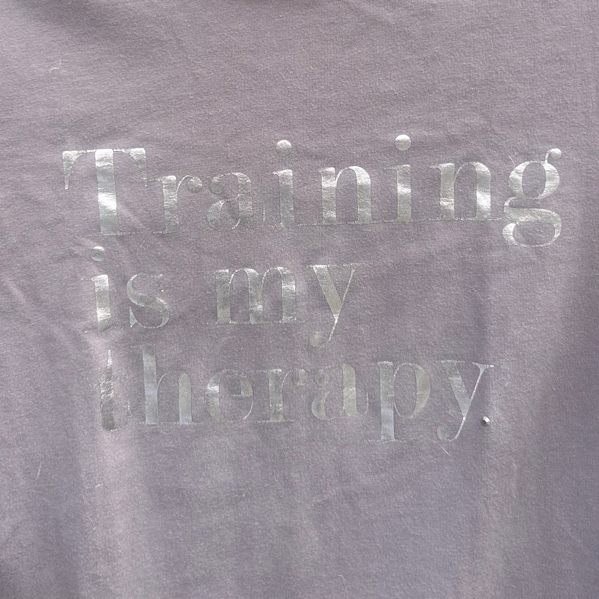 Training is my Therapy Long Sleeve Shirt