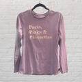 Paris Plaits and Pirouettes Long Sleeve Shirt - Large