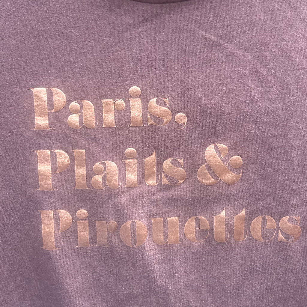 Paris Plaits and Pirouettes Long Sleeve Shirt - Large