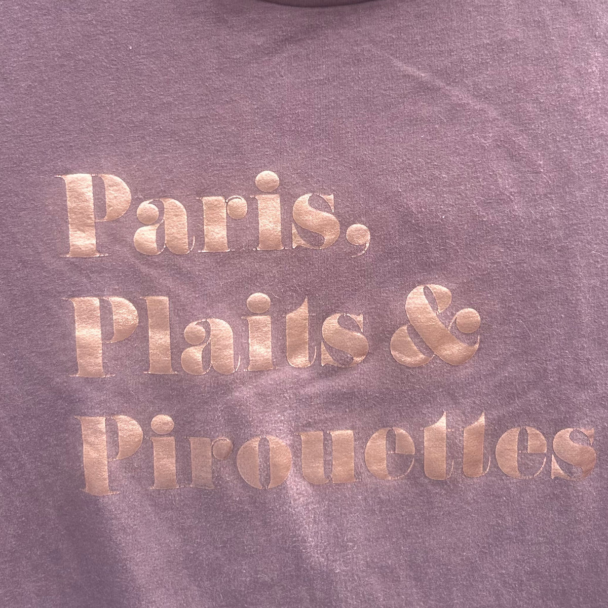 Paris Plaits and Pirouettes Long Sleeve Shirt - Large