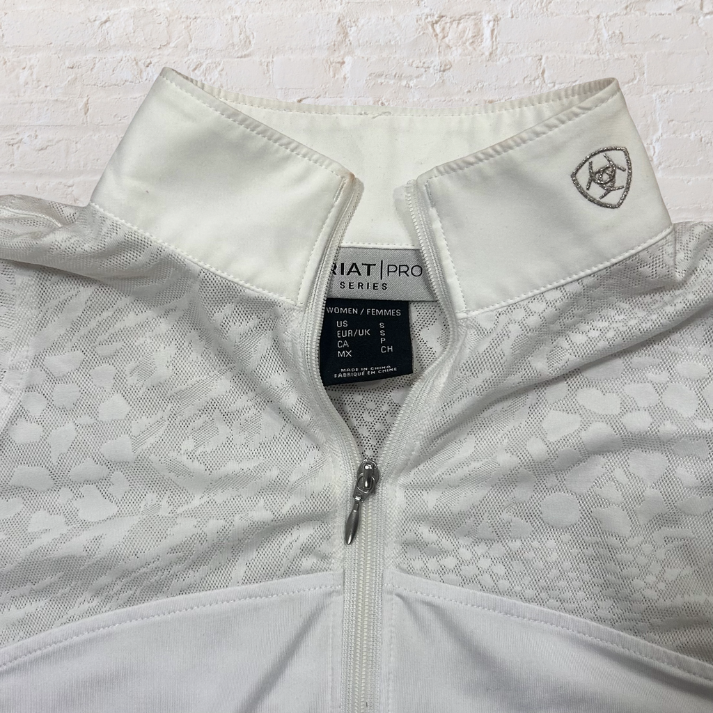 Ariat Pro Series White Show Shirt