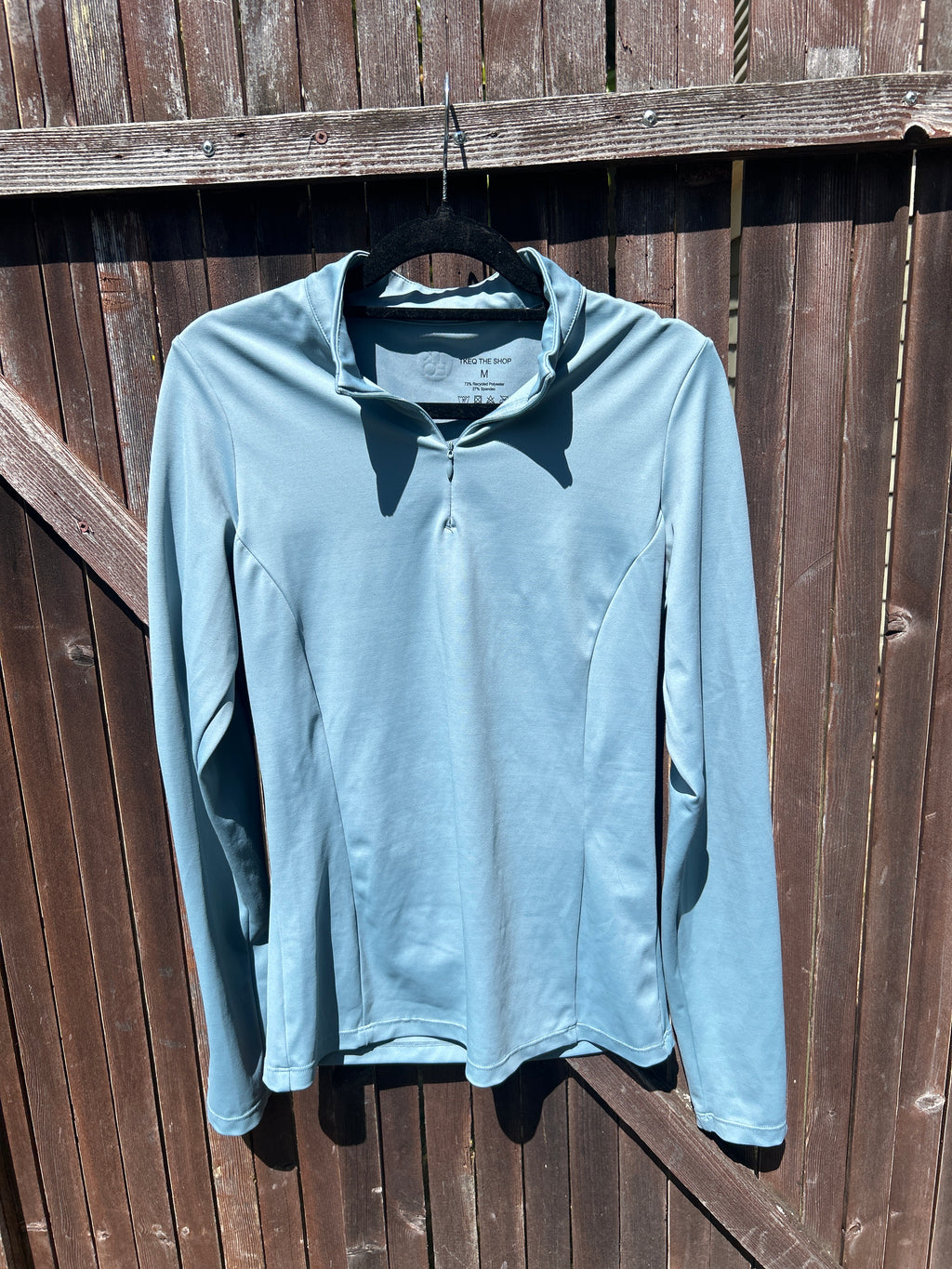 TKEQ long sleeve schooling shirt, blue, medium