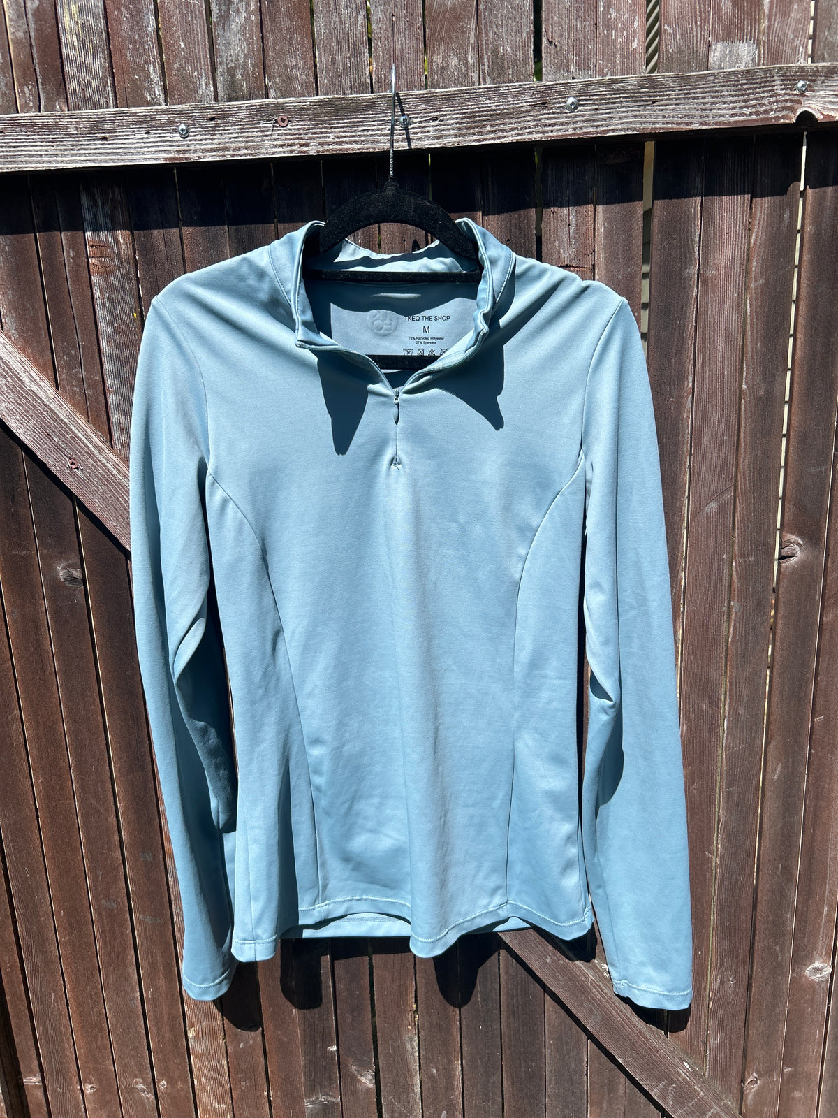 TKEQ long sleeve schooling shirt, blue, medium