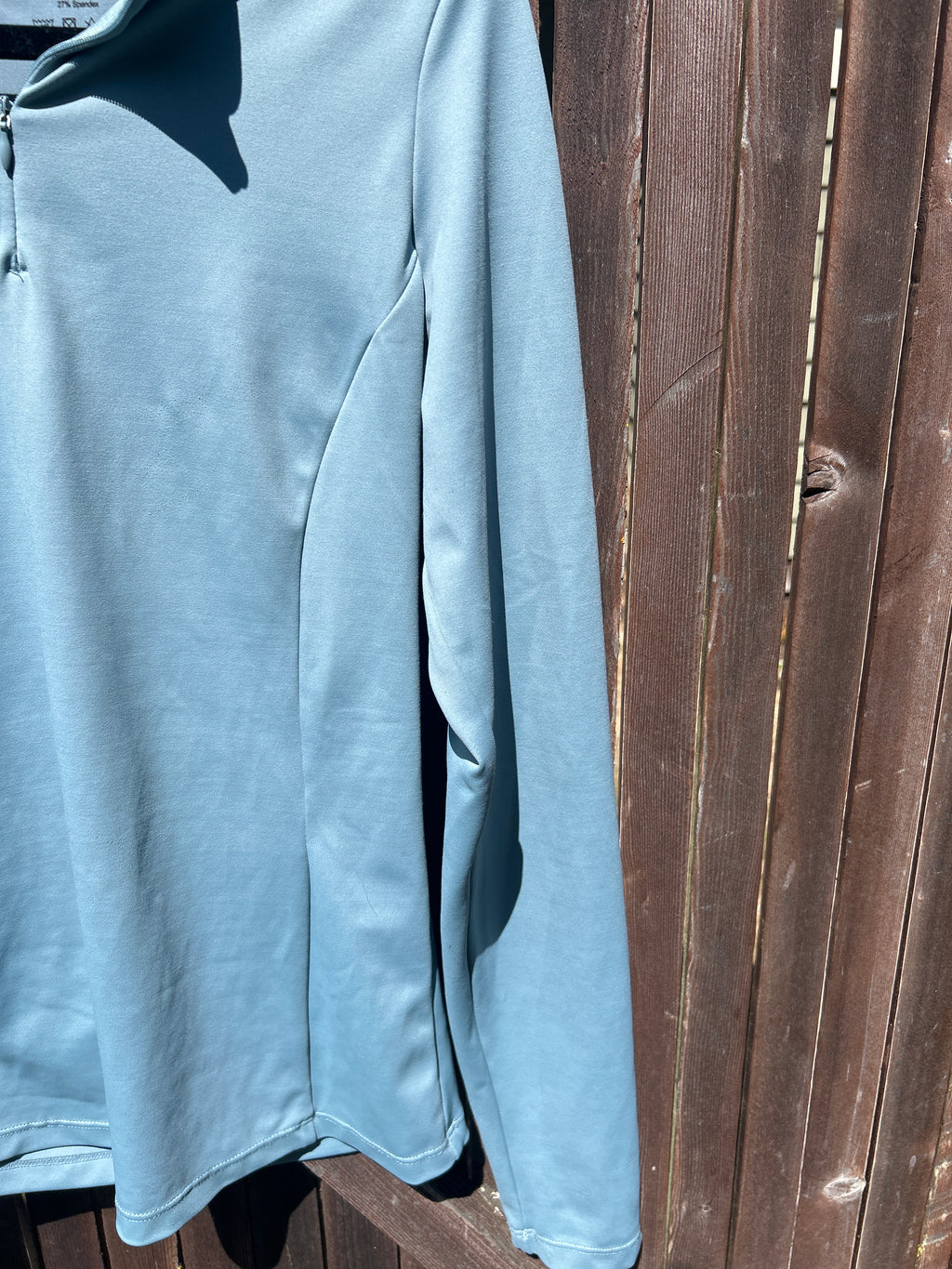 TKEQ long sleeve schooling shirt, blue, medium