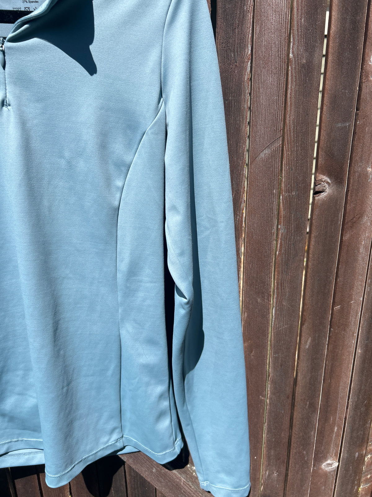 TKEQ long sleeve schooling shirt, blue, medium