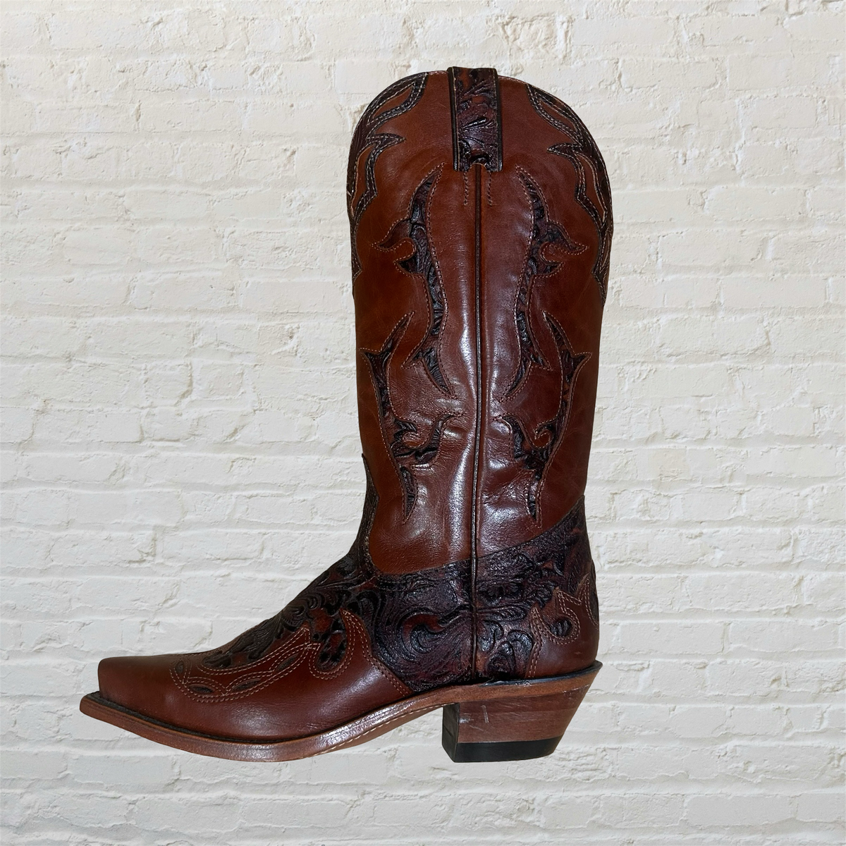 Western Snipe Tooled Boulet - Size 7