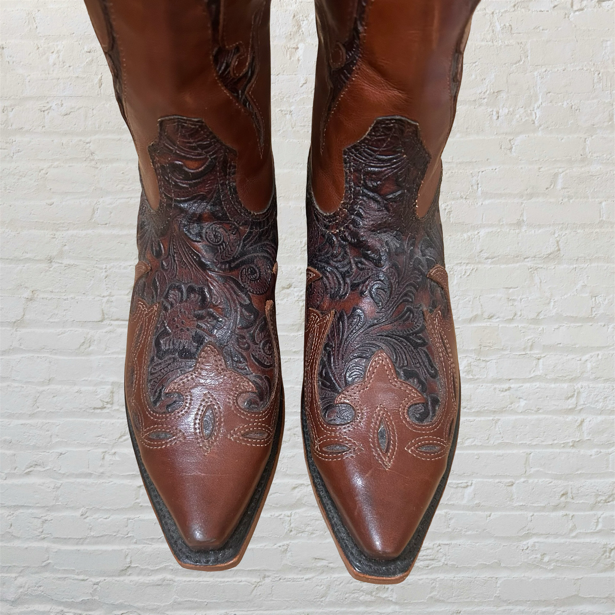 Western Snipe Tooled Boulet - Size 7