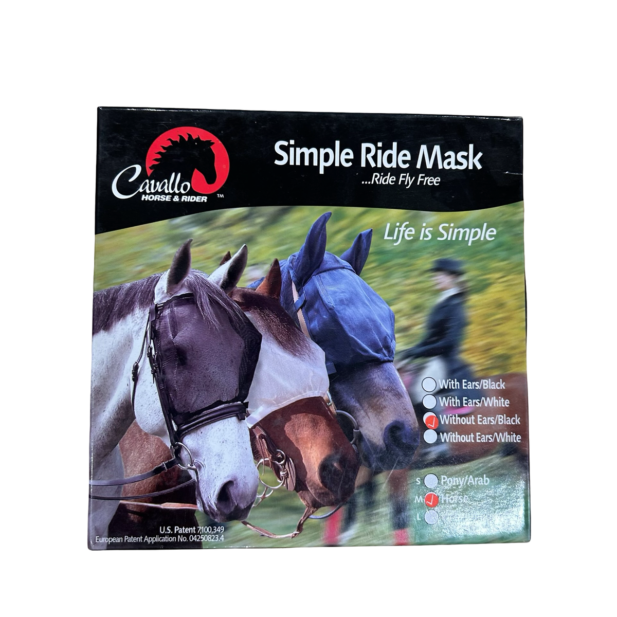 Cavallo Simple Ride Fly Mask - Medium