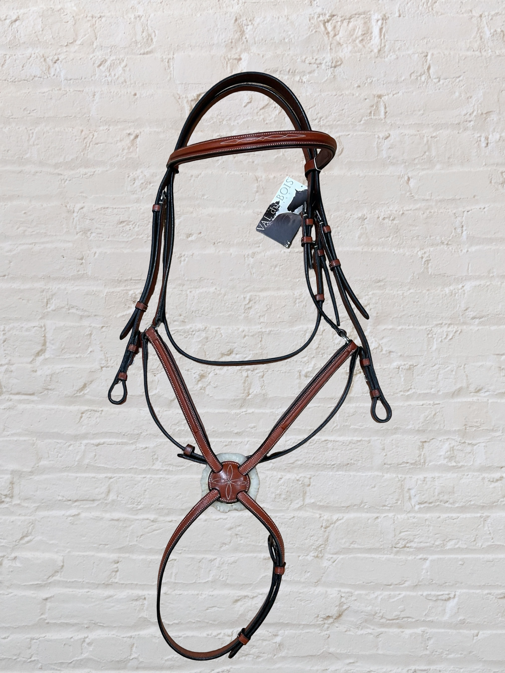 Val Du Bois Figure 8 Bridle with Rubber Reins