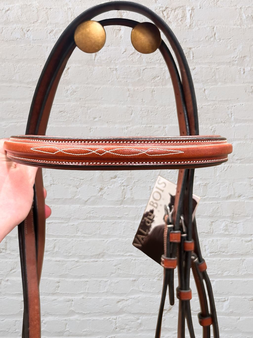 Val Du Bois Figure 8 Bridle with Rubber Reins