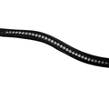 Black Leather Schockemohle Crystal Select Browband