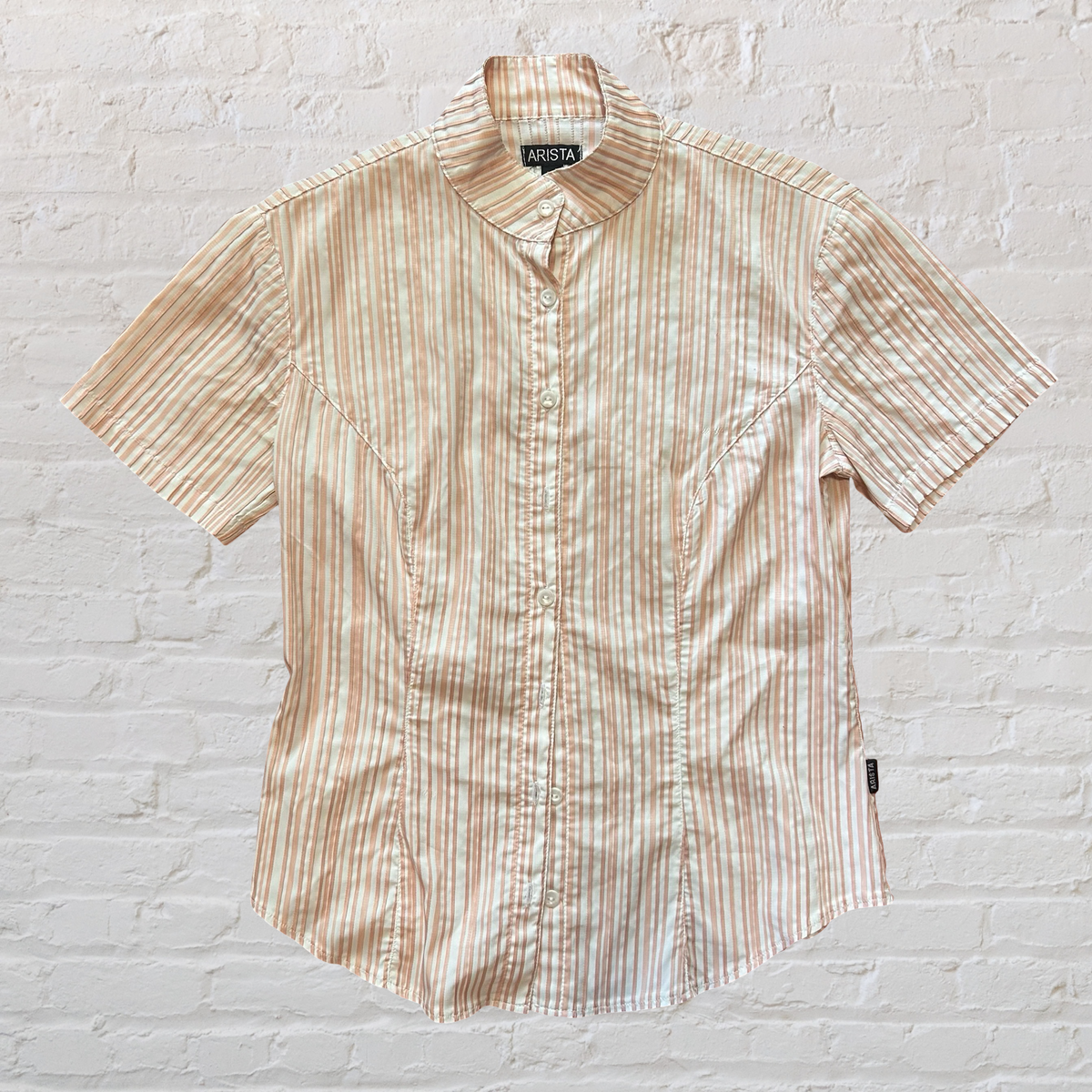 Arista Ribbed Short-Sleeve Show Shirt