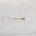 Loose Ring Double Jointed Snaffle with Copper Alloy