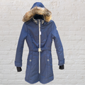 Anky Winter Coat with Faux Fur Hood - Size 6
