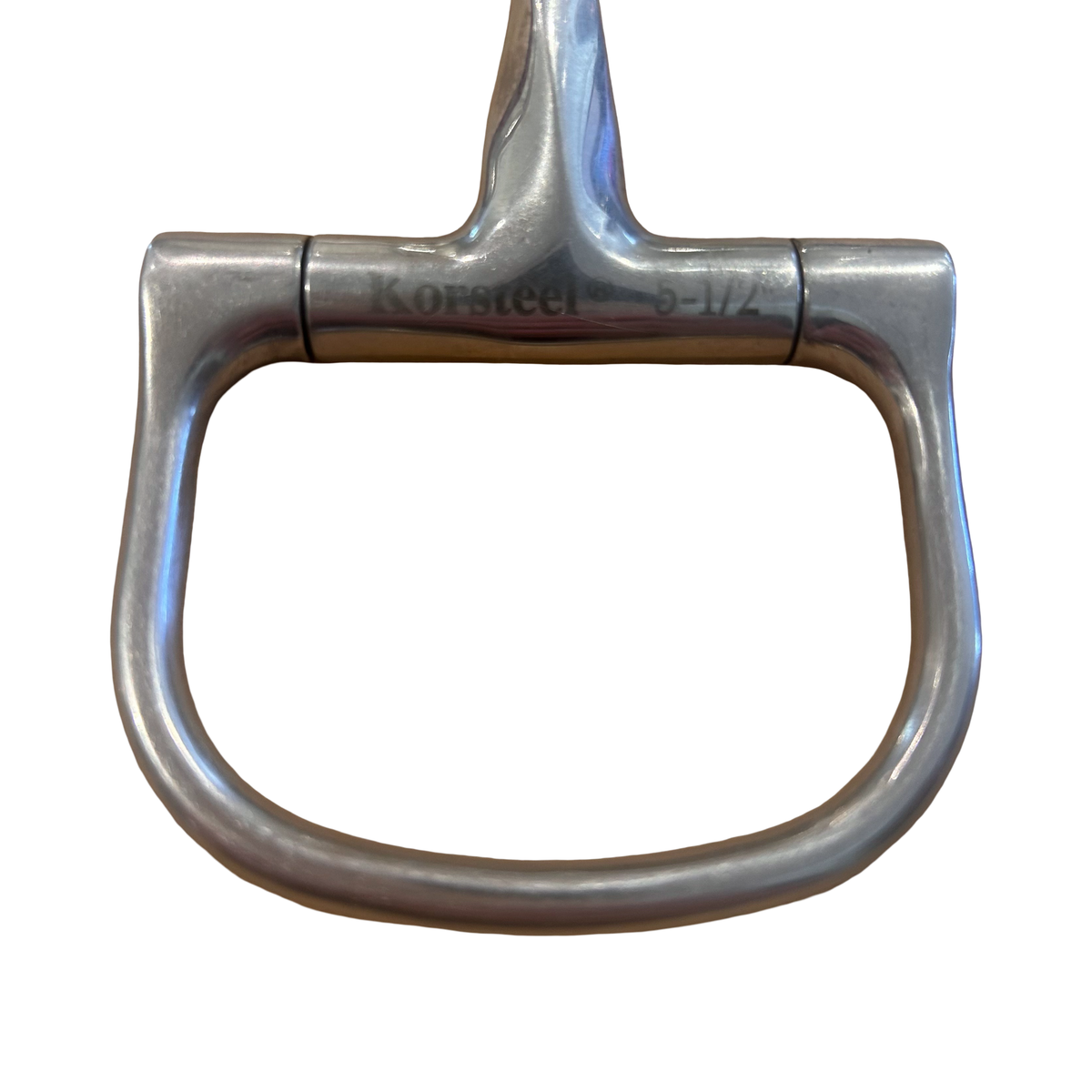Korsteel Slow Twist Dee Ring Snaffle - 5.5"