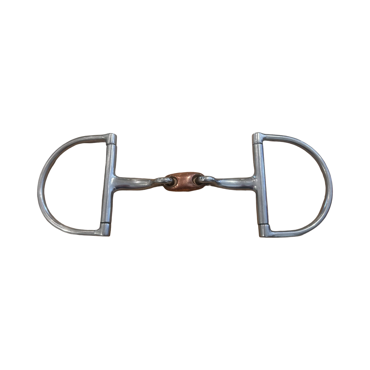 Dee Ring Snaffle Bit with Copper Link - 5"