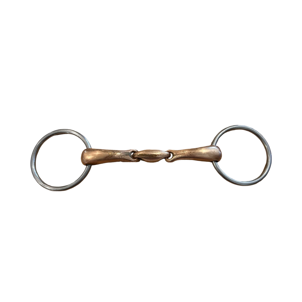 Loose Ring Oval Copper Mouth Bit - 5.5"