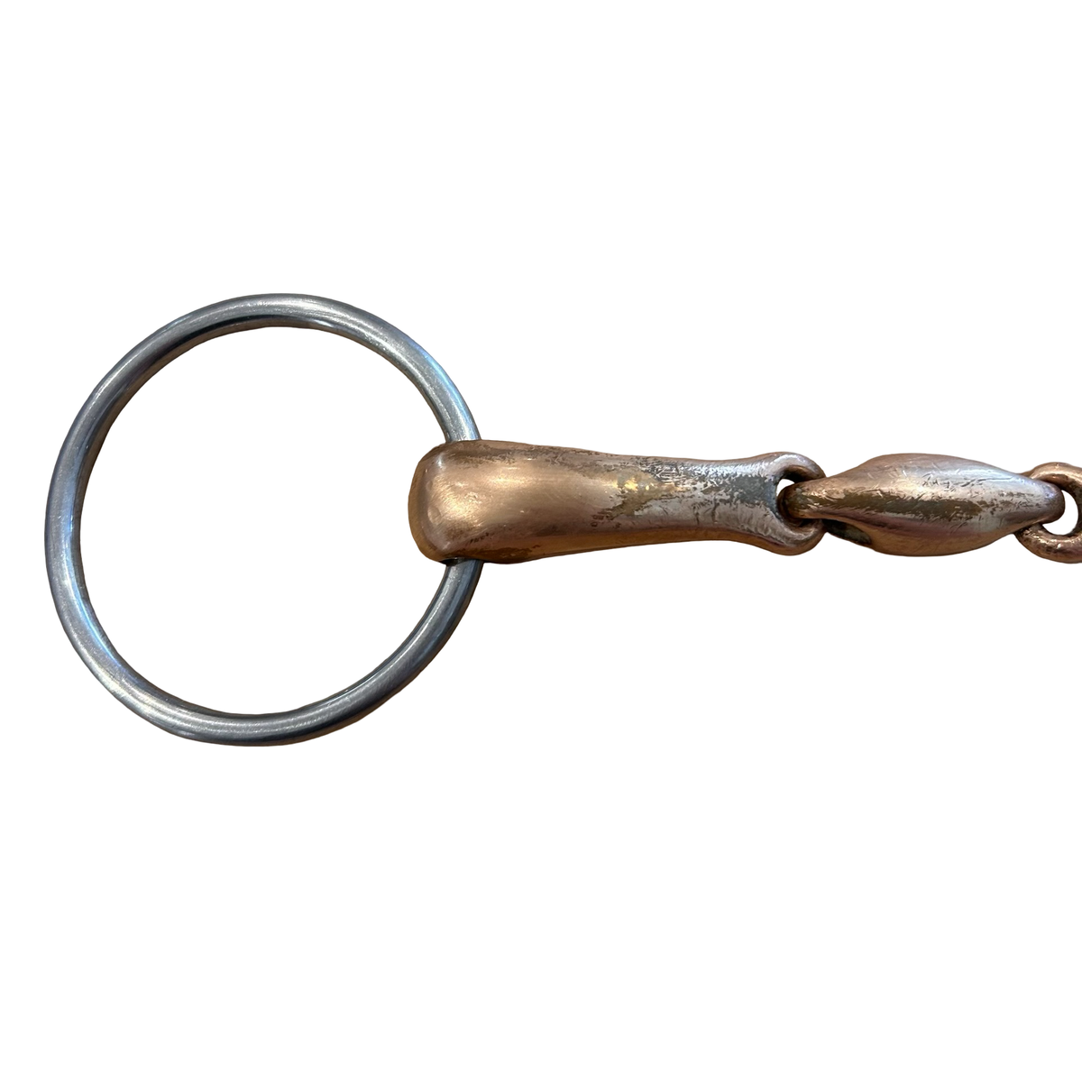 Loose Ring Oval Copper Mouth Bit - 5.5"