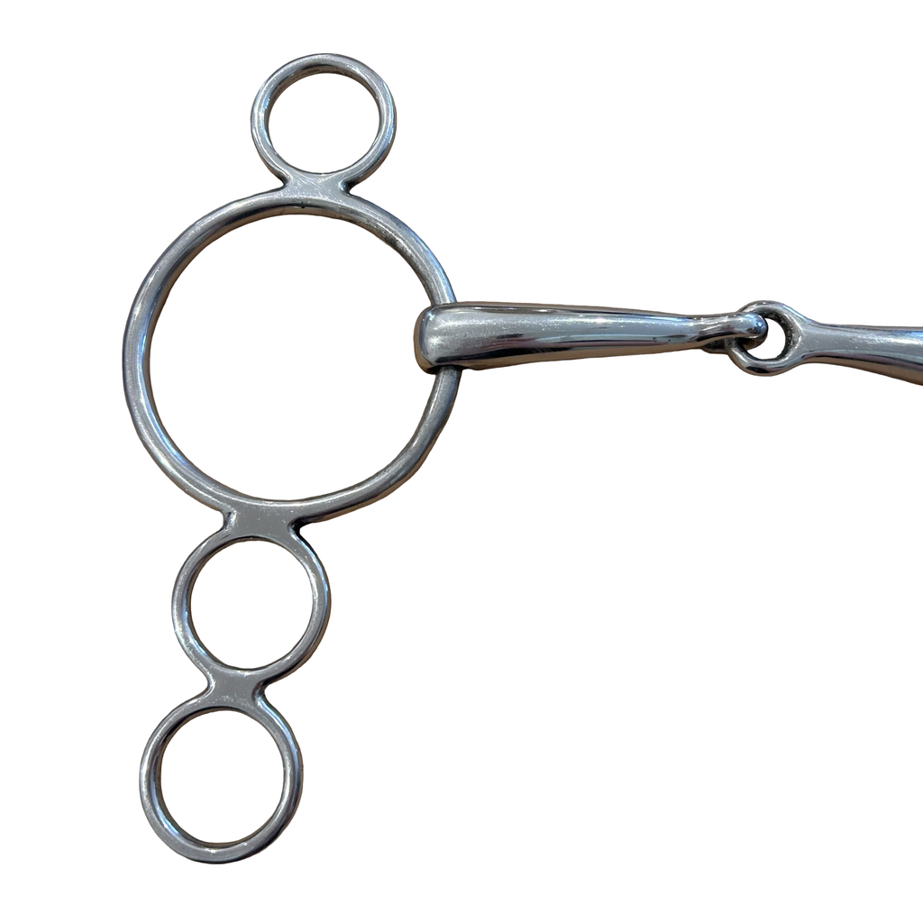 Single Jointed 3 Ring Dutch Elevator Gag - 5"