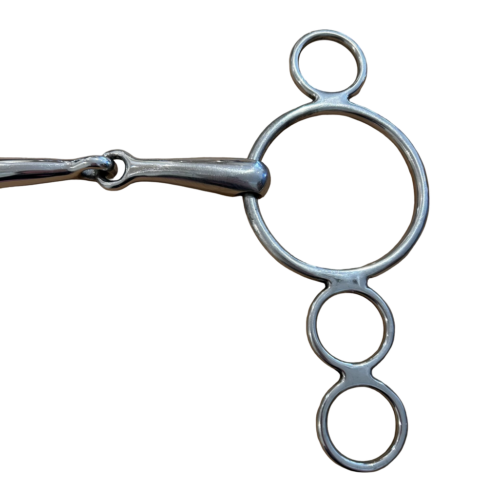 Single Jointed 3 Ring Dutch Elevator Gag - 5"