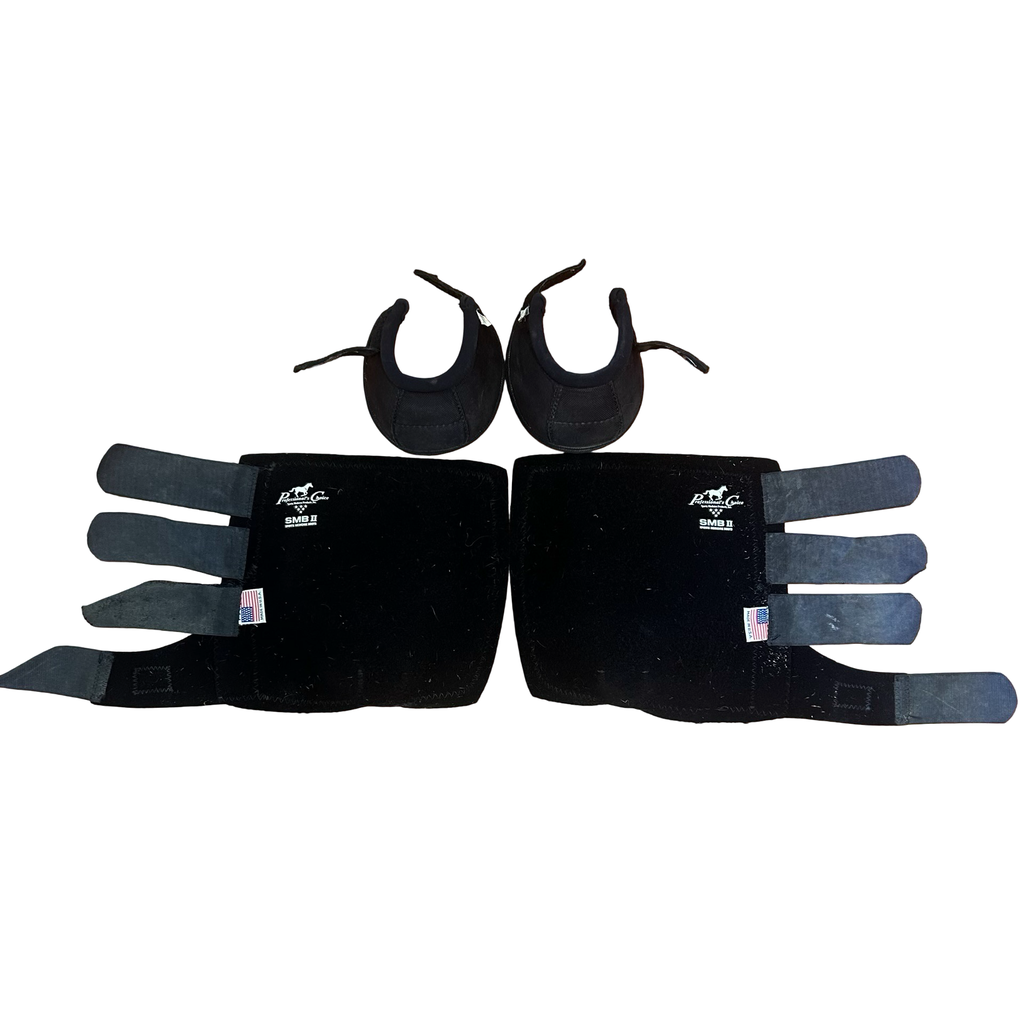 Professionals Choice SMB2 Sports Medicine Back Boots + Bell Boots (used set)