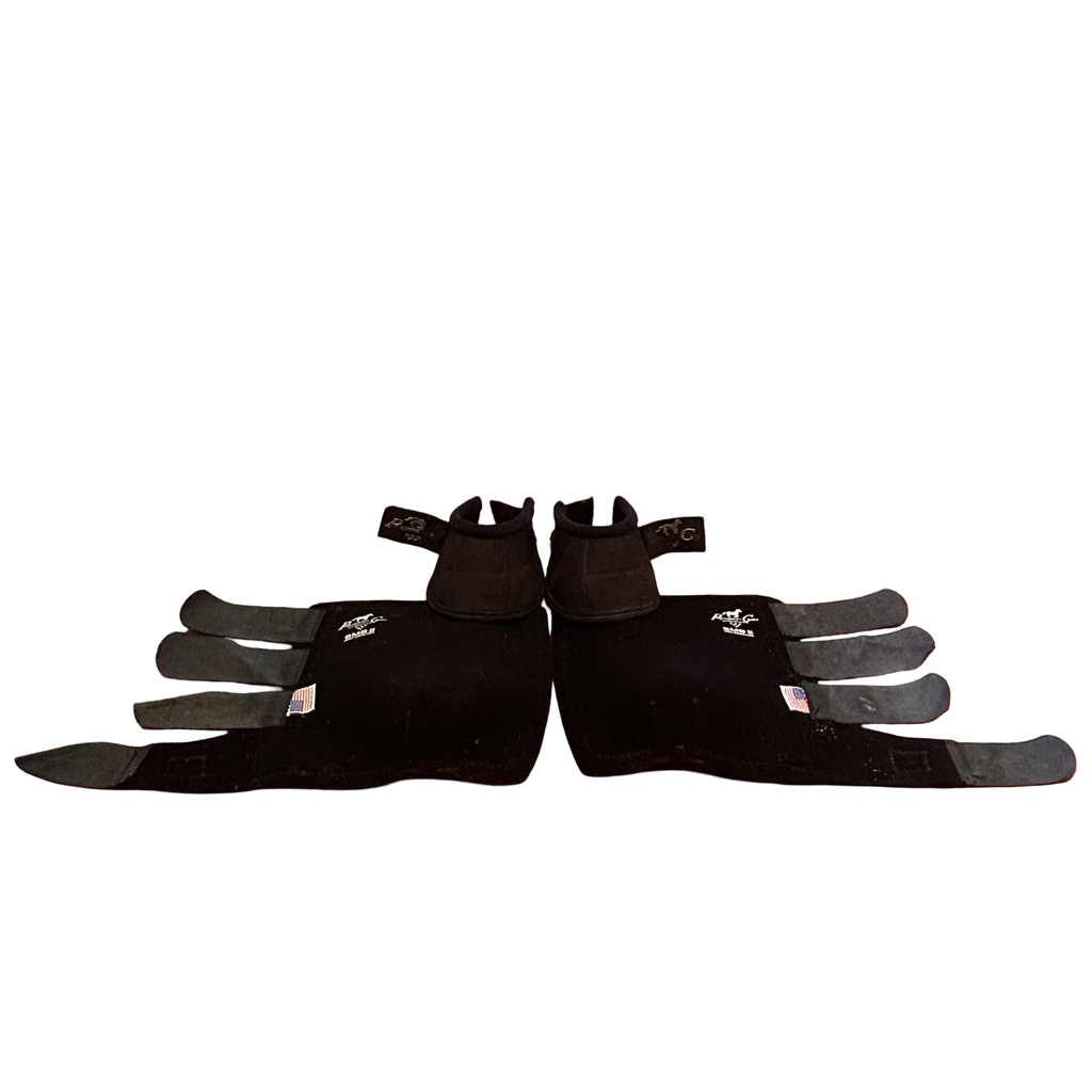 Professionals Choice SMB2 Sports Medicine Back Boots + Bell Boots (used set)