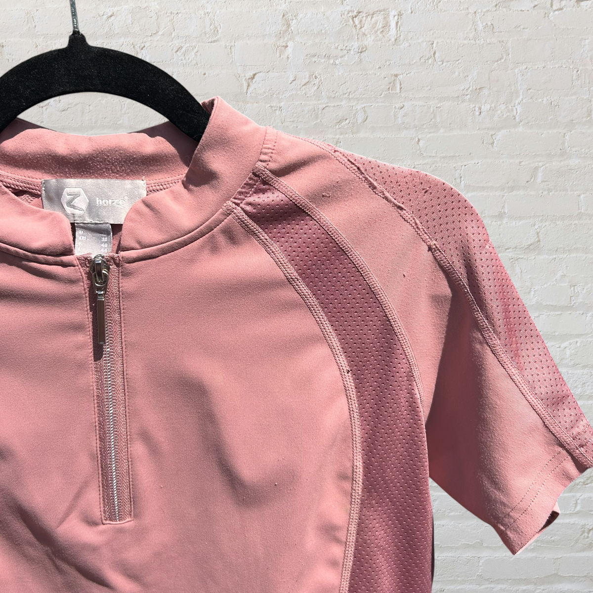 Horze Equestrian Short-Sleeve with Mesh Vents