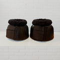 Fur Topped Bell Boot Pair